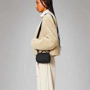 Rains Black Mini Crossbody Pouch